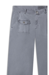 Calça Color Twill Wide Cargo Verde Oliva