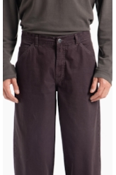 Calça Color Twill Wide Leg Plumbo