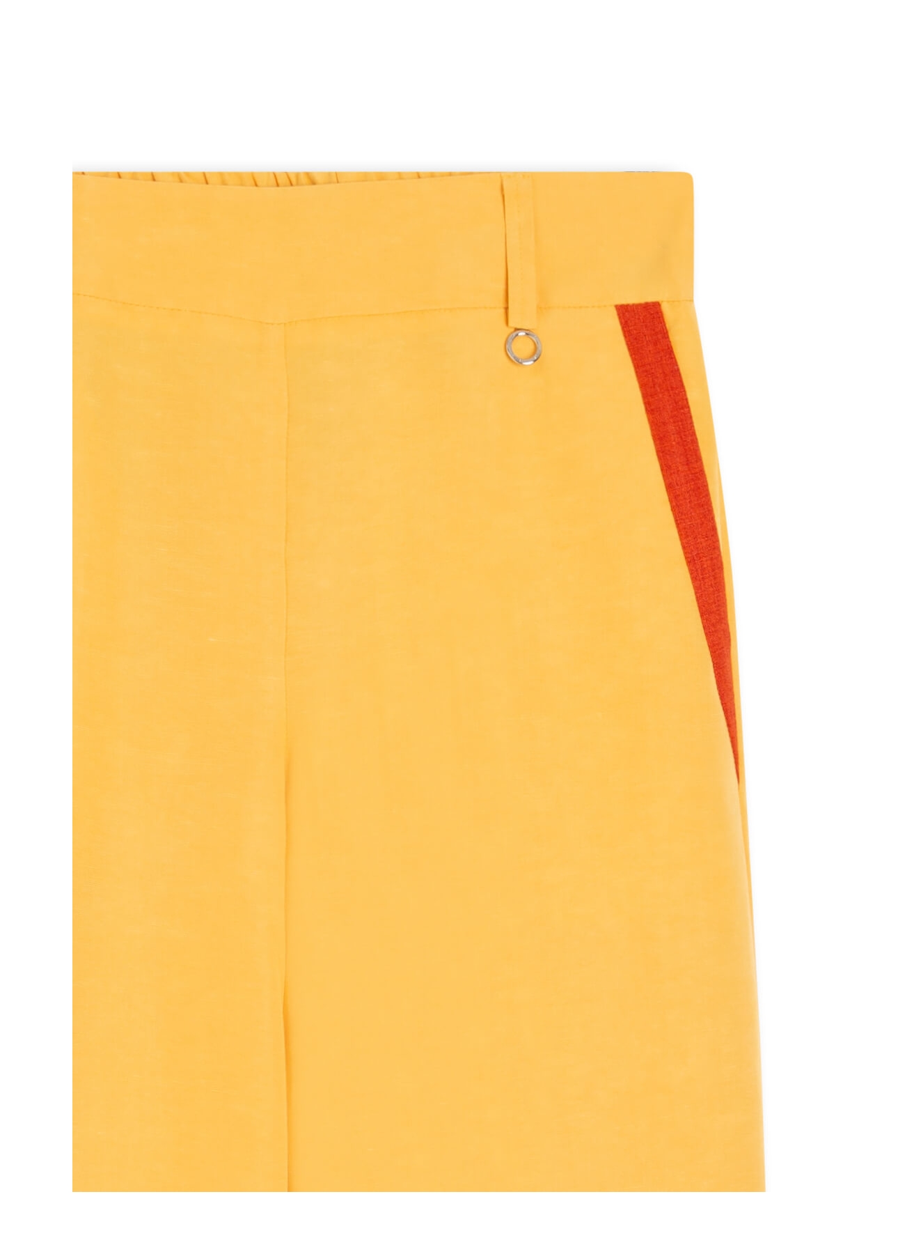 Calça Color Visco Blend Straight Amarelo