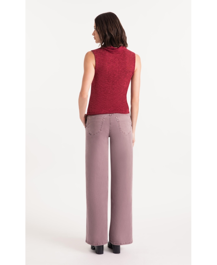 Calça Color Wide Purple Gray