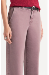 Calça Color Wide Purple Gray