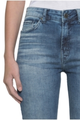 Calça Comfort Índigo Super Skinny 848 Lav.Escuro C/Amassado