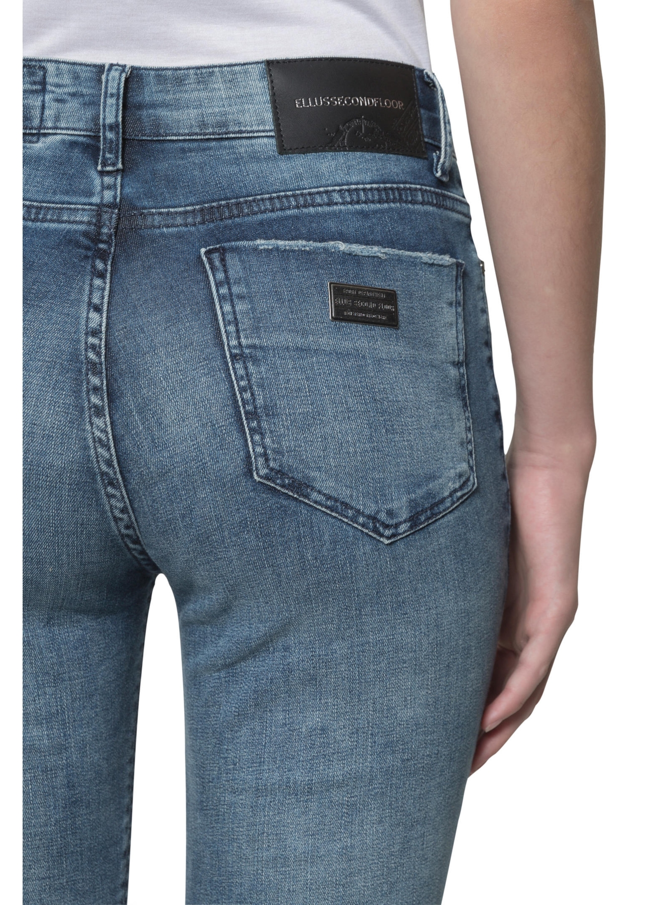 Calça Comfort Índigo Super Skinny 848 Lav.Escuro C/Amassado