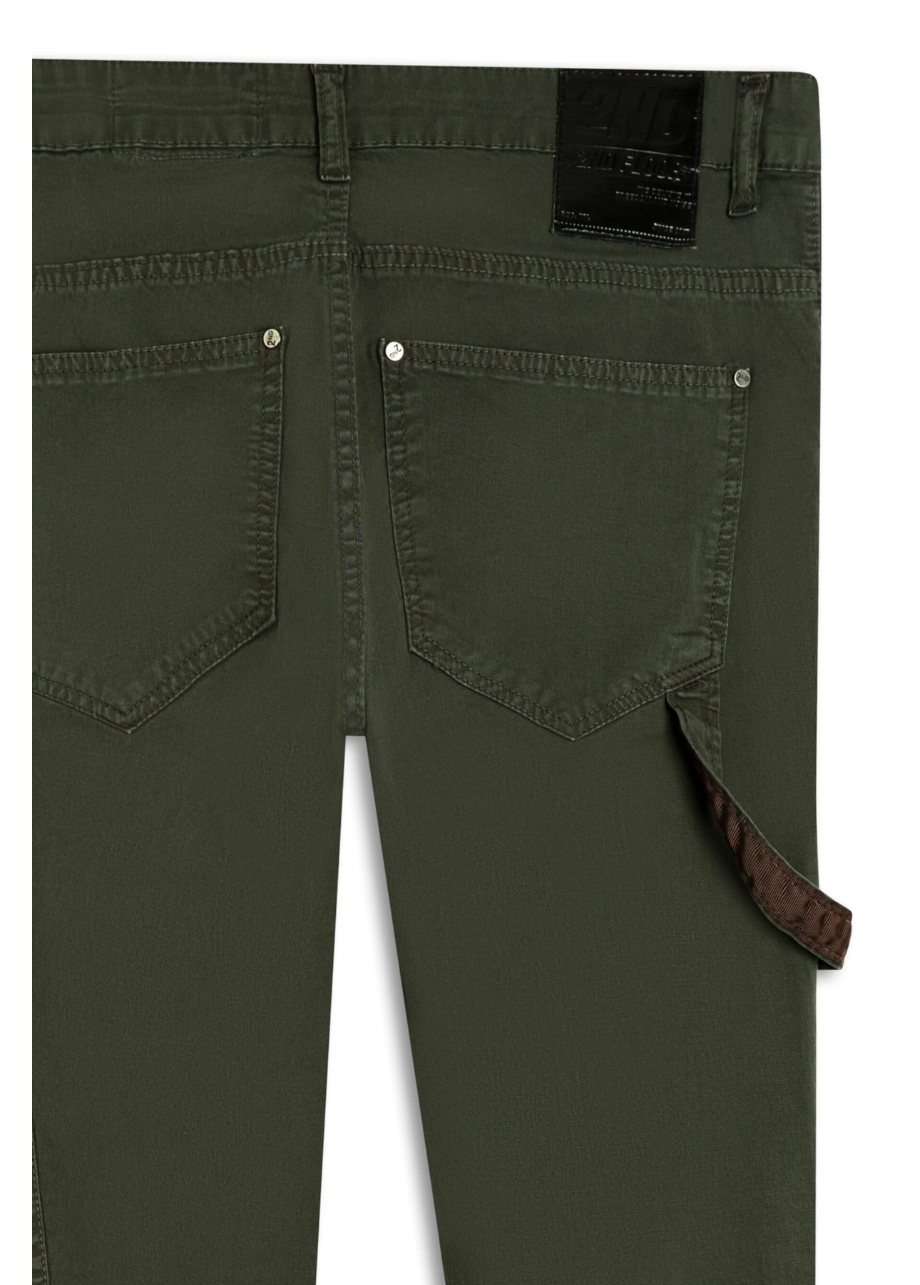 Calça Comfort Slim Color Verde Militar