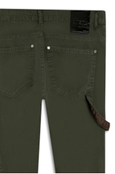 Calça Comfort Slim Color Verde Militar