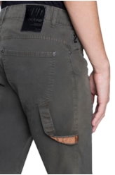 Calça Comfort Slim Color Verde Militar