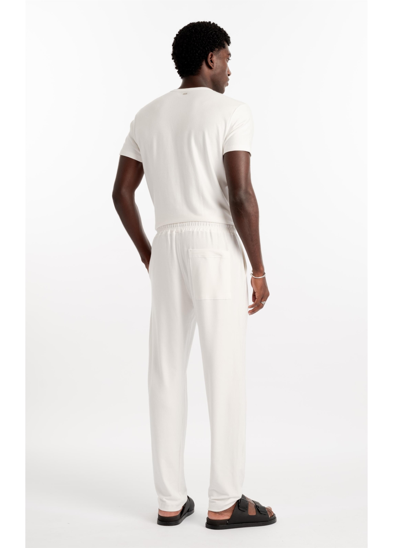 Calça Cotton Texture Ellus Classic Off White