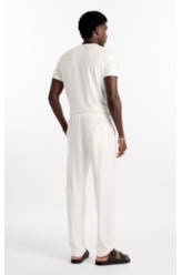 Calça Cotton Texture Ellus Classic Off White