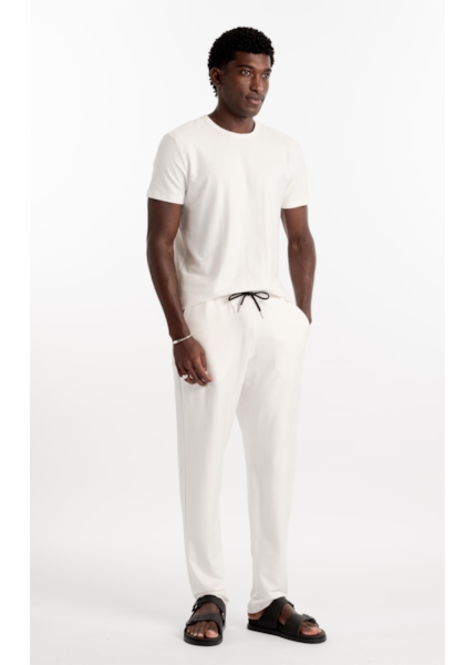 Calça Cotton Texture Ellus Classic Off White