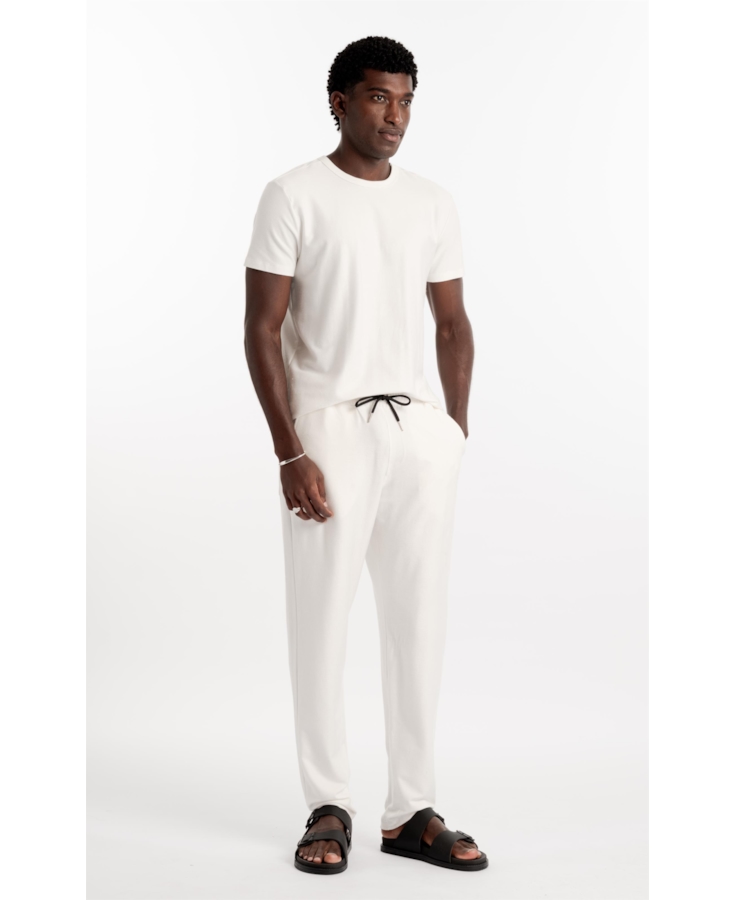 Calça Cotton Texture Ellus Classic Off White