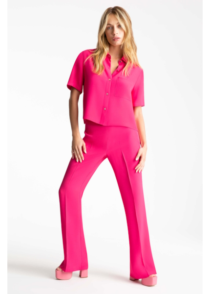 Calça Crepe Pantaloon Pink
