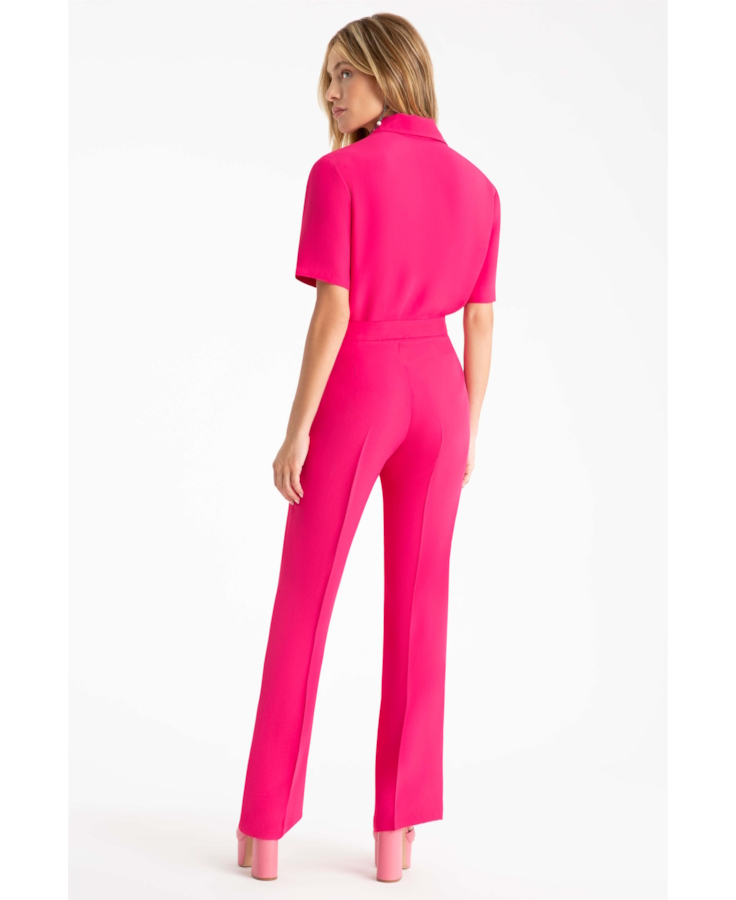 Calça Crepe Pantaloon Pink