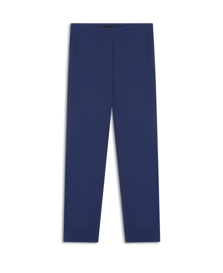 Calça Crepe Paris Carrot Marinho