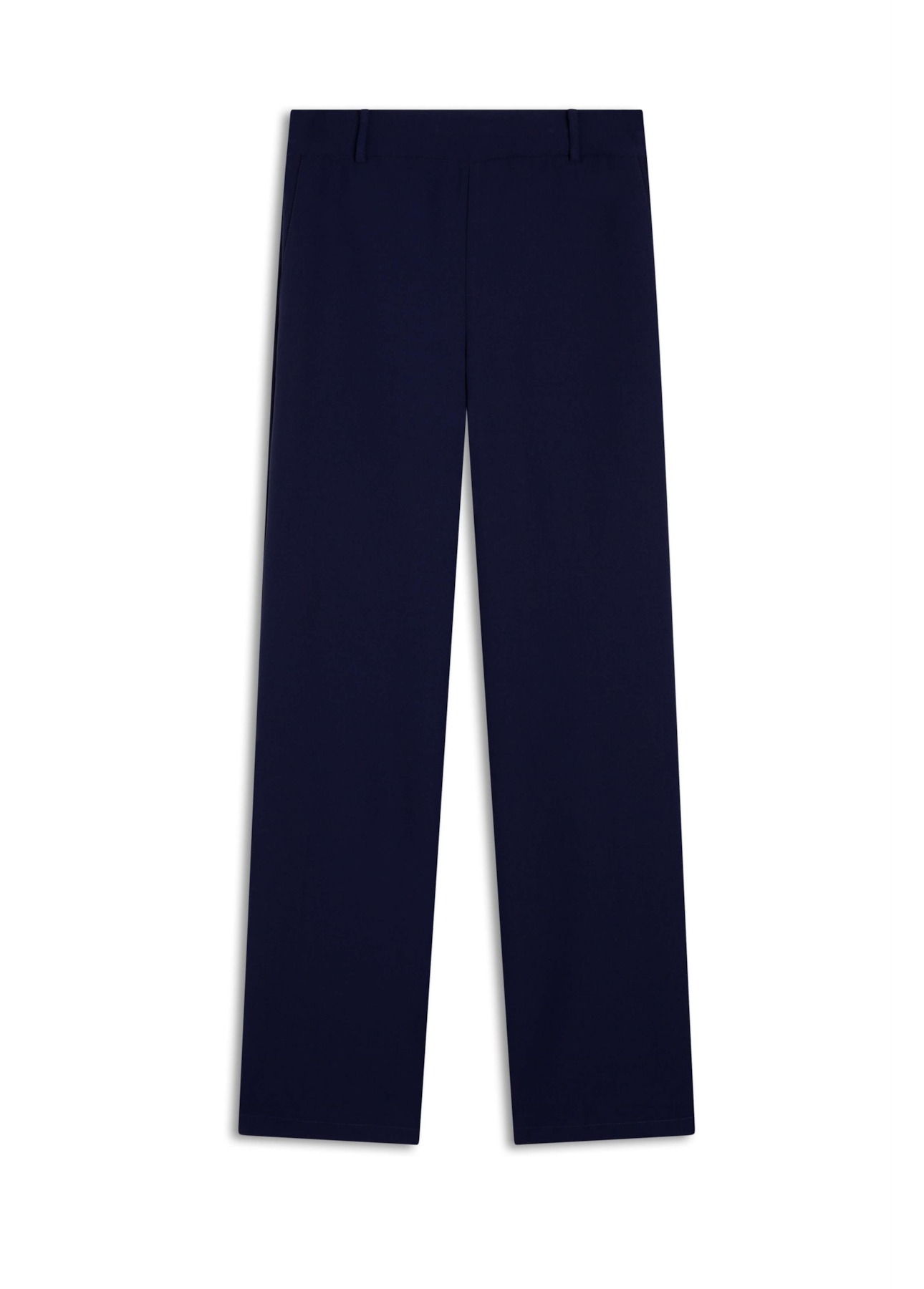 Calça Crepe Paris Straight Marinho