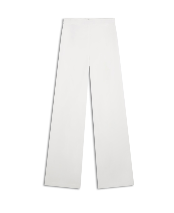 Calça Crepe Way Pantaloon Off White