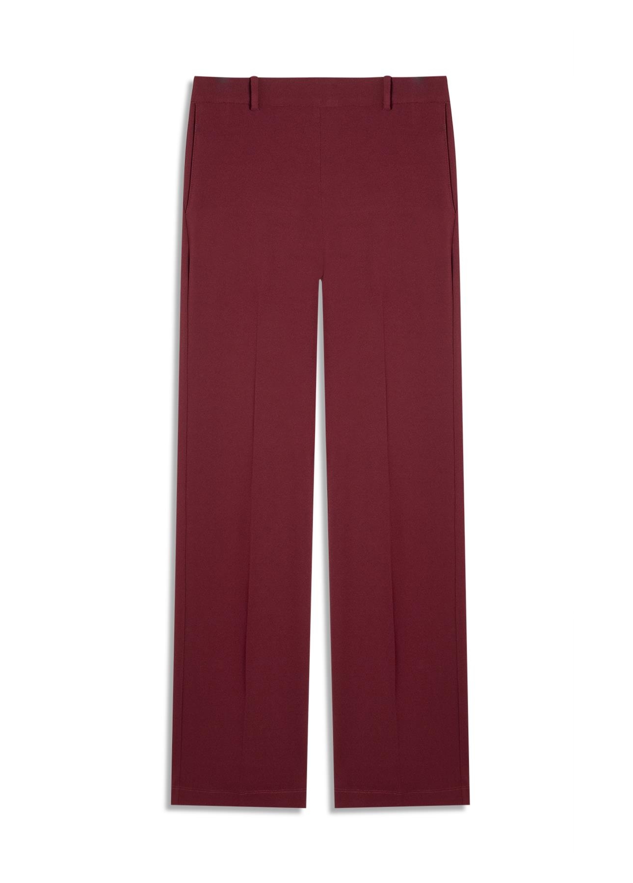 Calça Crepe Way Patte D´eph Vinho
