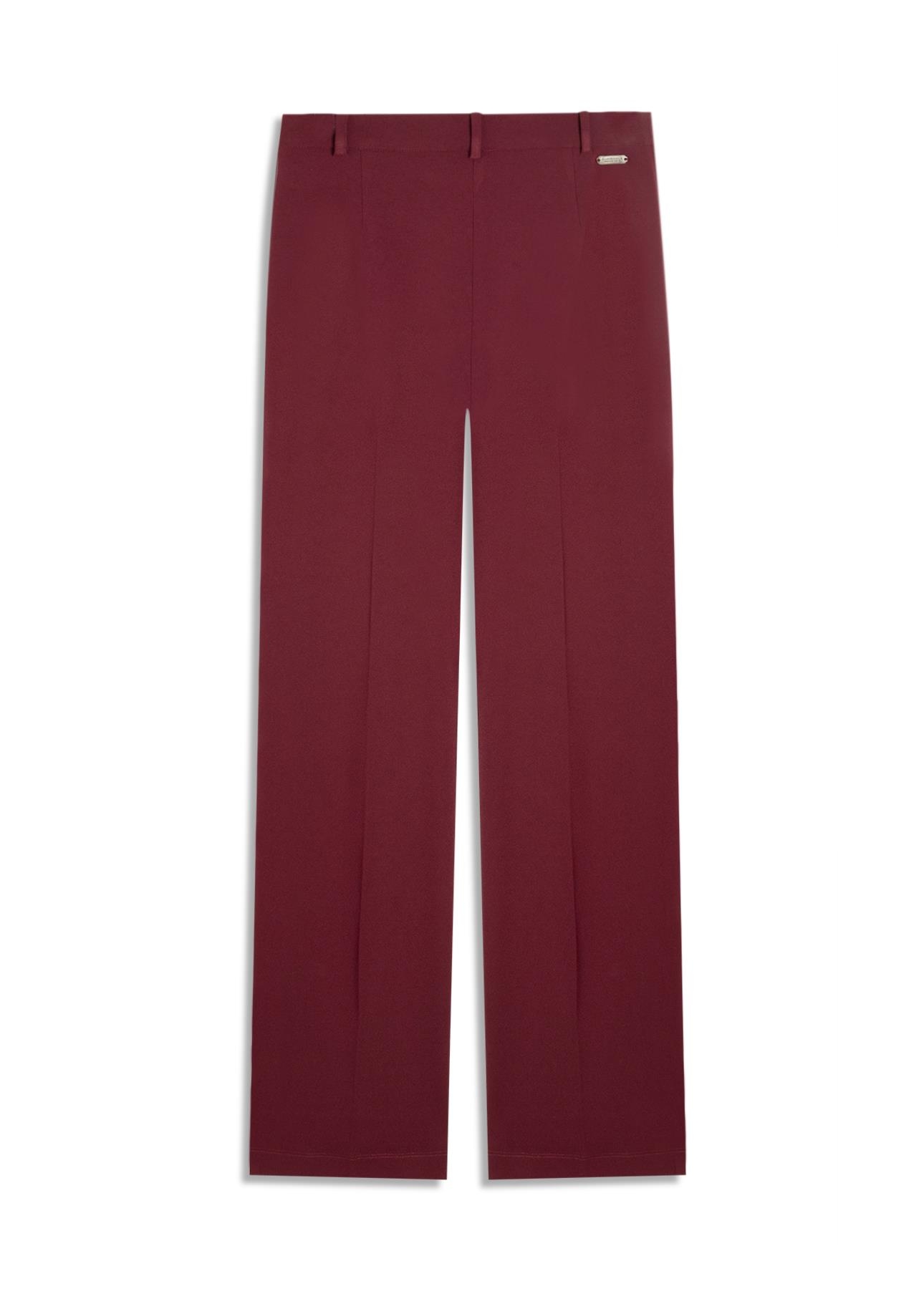 Calça Crepe Way Patte D´eph Vinho