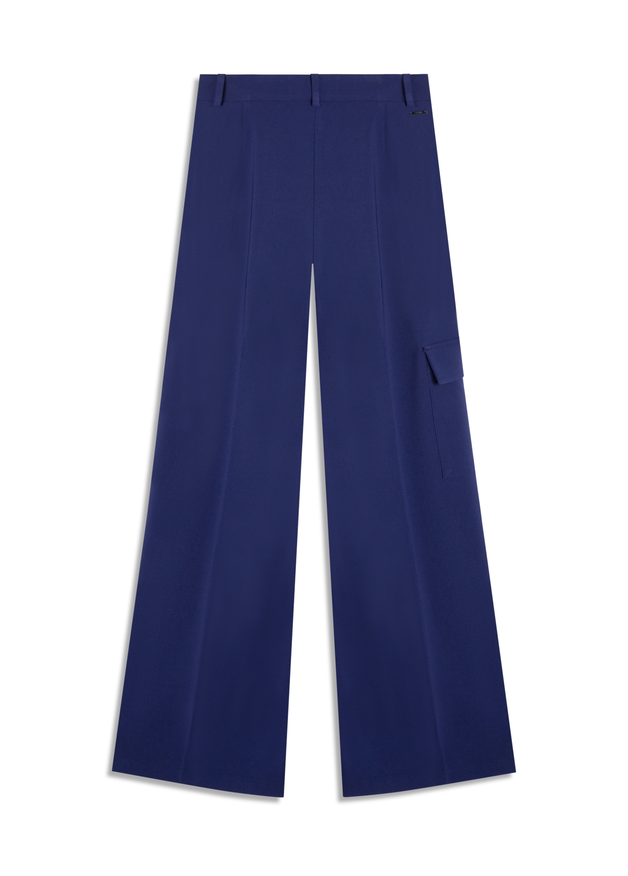 Calça Crepe Way Pocket Wideleg Dark Navy