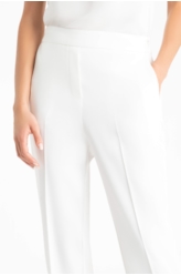 Calça Crepe Way Slim Off White