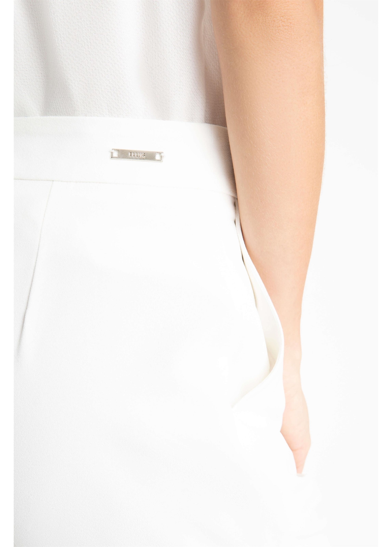 Calça Crepe Way Slim Off White