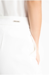 Calça Crepe Way Slim Off White