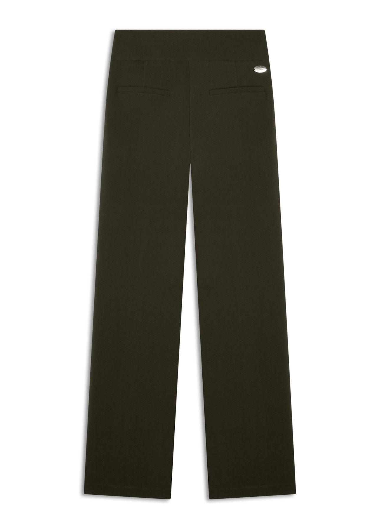 Calça Crepe Way Straight Musgo