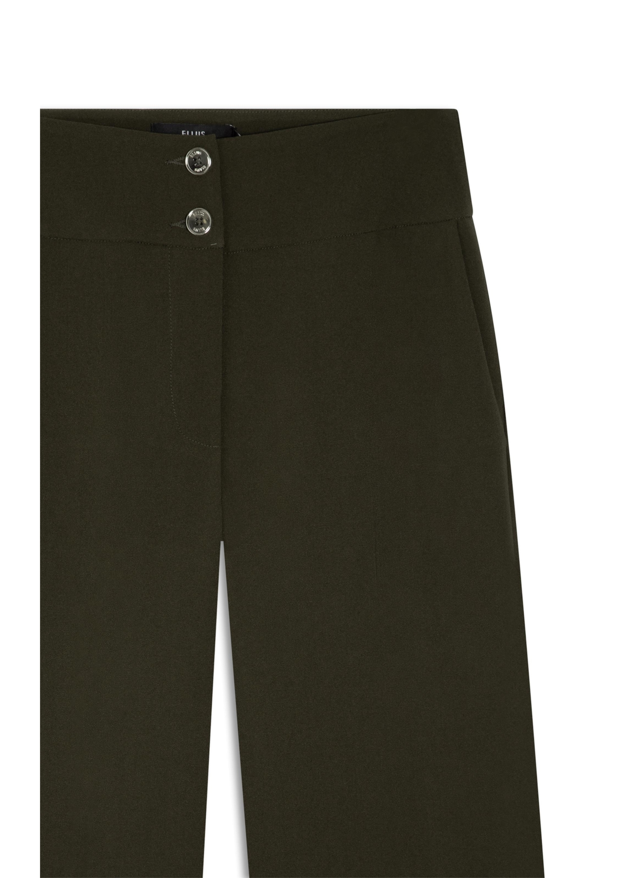 Calça Crepe Way Straight Musgo