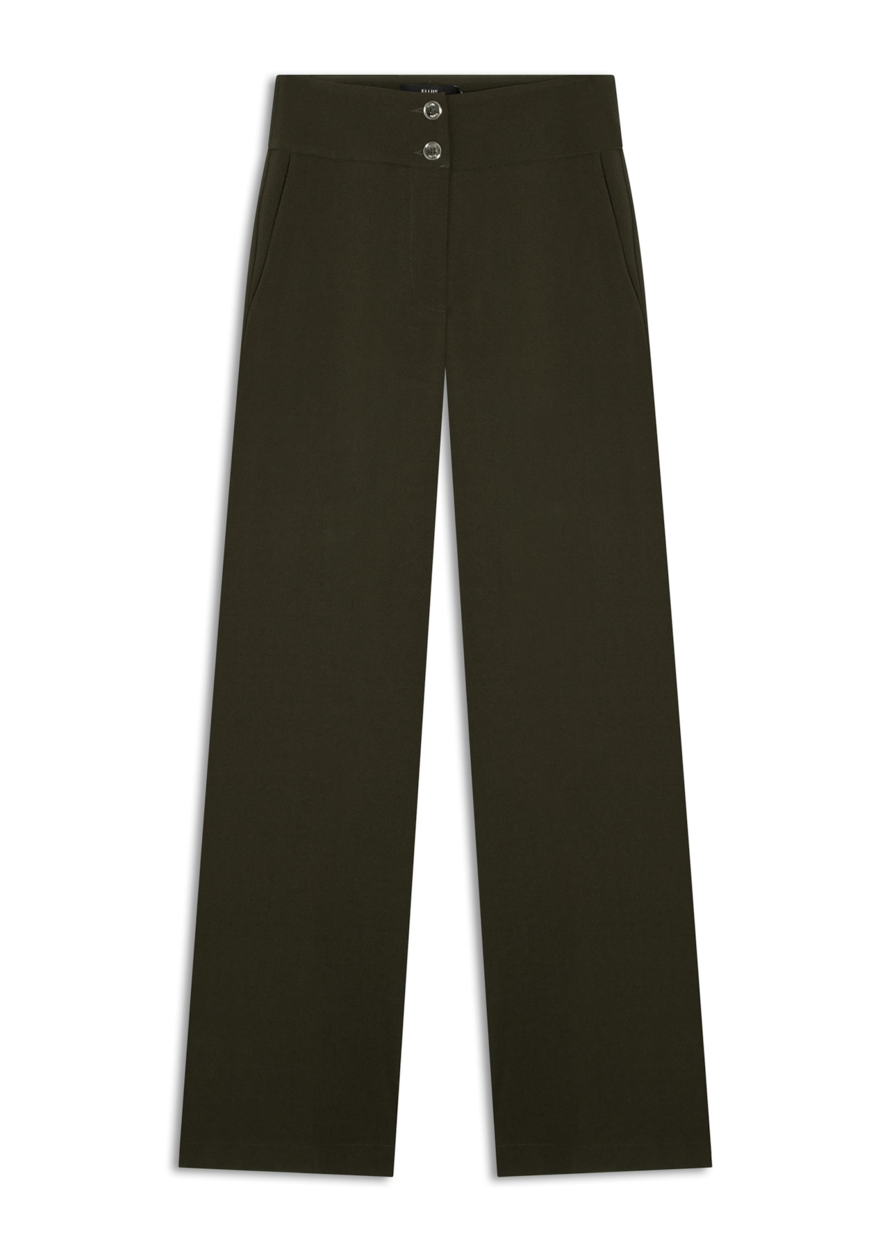 Calça Crepe Way Straight Musgo