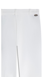 Calça Crepe Way Wideleg Off White