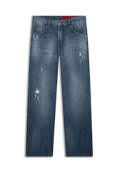 Calça Cross Denim Skate 1817 Lav.Medio C/Pince+pu