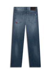 Calça Cross Denim Skate 1817 Lav.Medio C/Pince+pu