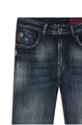 Calça Dark Florest Mom Lav.Escuro C/Tie Dye +pui