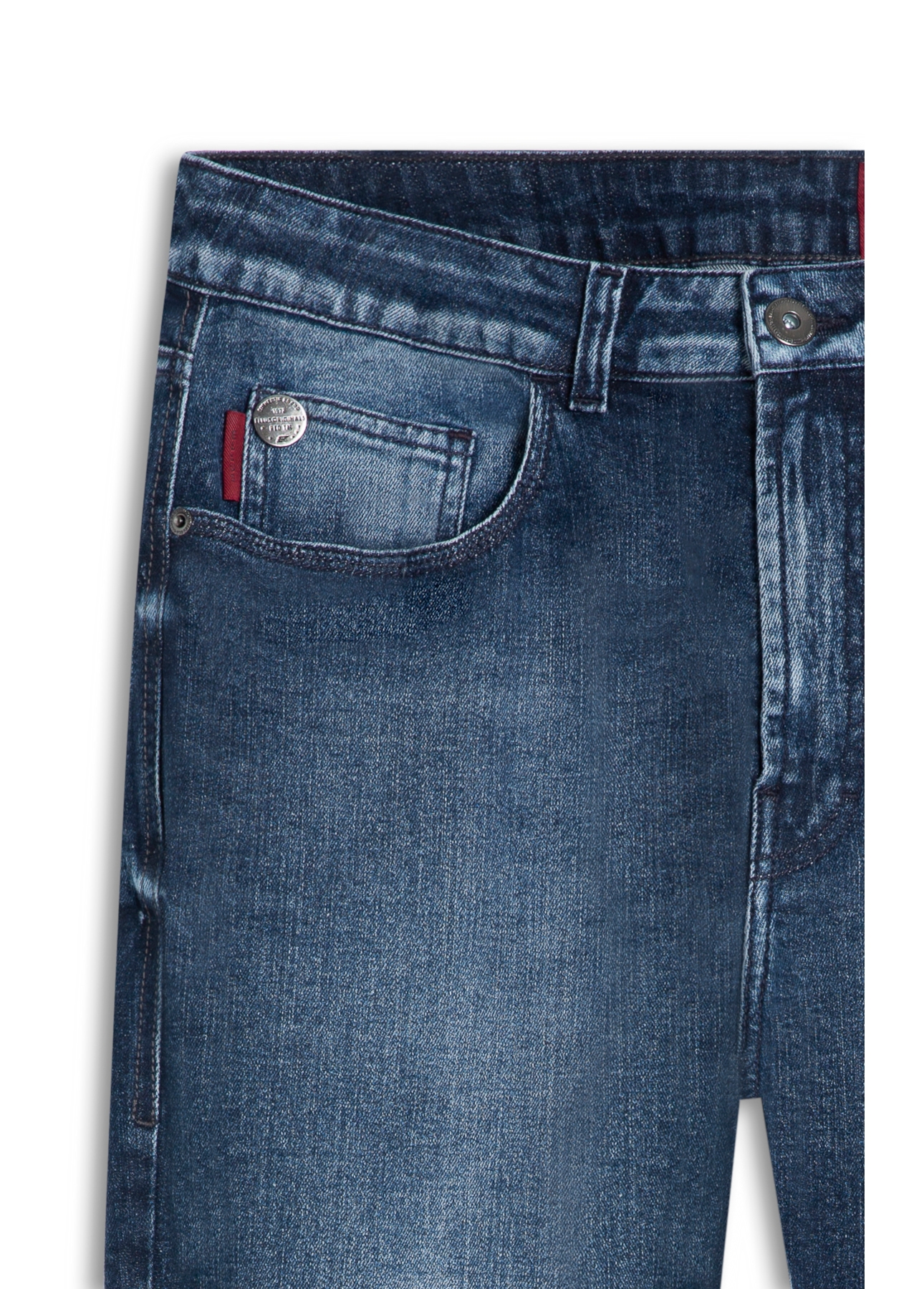 Calça Dark Forest Elastic (Classic) 5 Pockets Lav.Escuro C/ Used