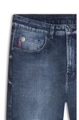 Calça Dark Forest Elastic (Classic) 5 Pockets Lav.Escuro C/ Used