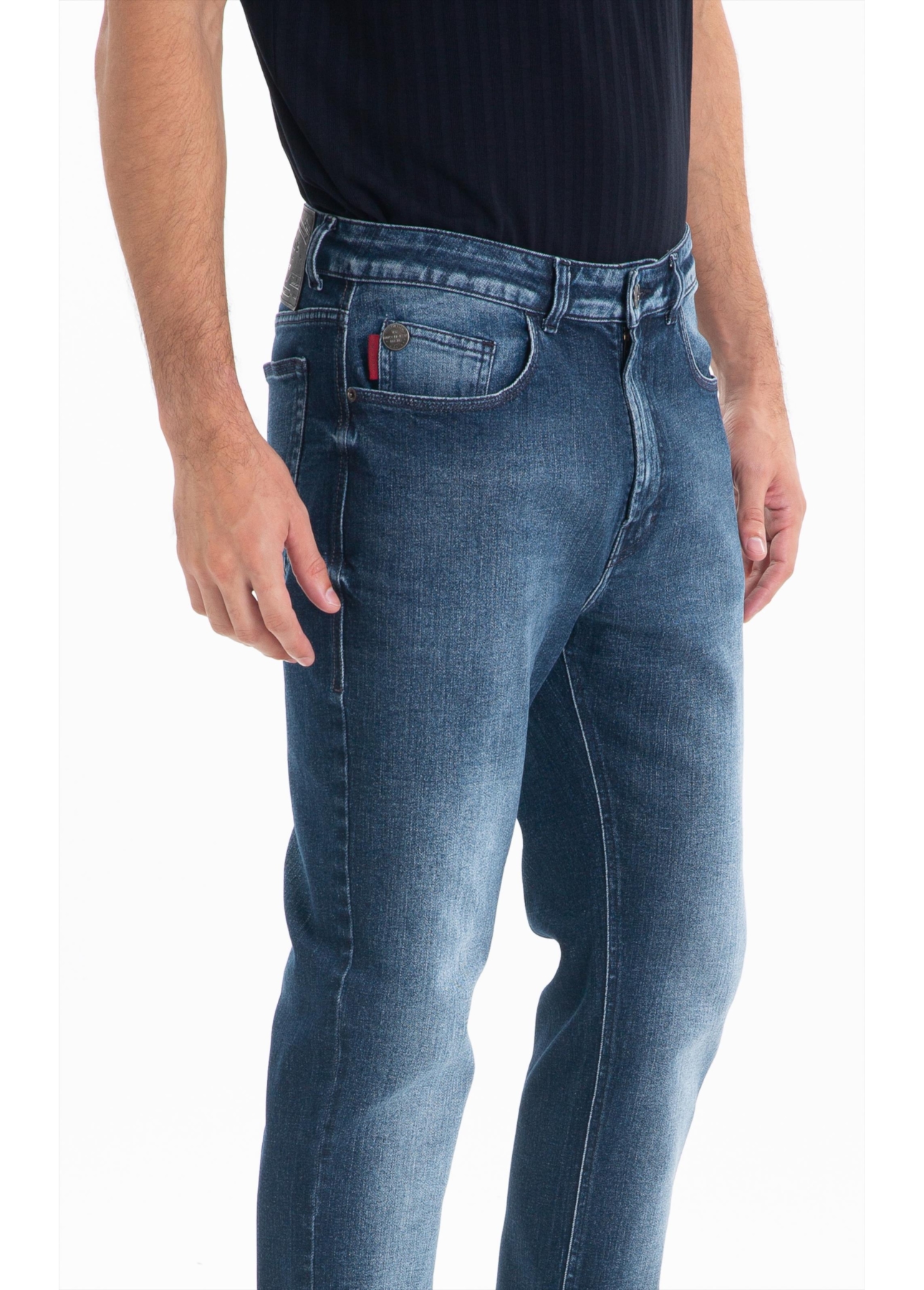 Calça Dark Forest Elastic (Classic) 5 Pockets Lav.Escuro C/ Used