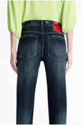 Calca Dark Forest Elastic Flare 1858 Lav.Escuro+rede+puid