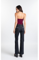 Calça Dark Forest Elastic Flare Lav.Escuro