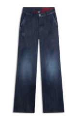 Calça Dark Forest Elastic Flare Lav.Escuro