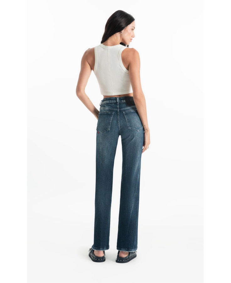 Calça Dark Forest Elastic Gisele Flare 2156 Lav Escuro