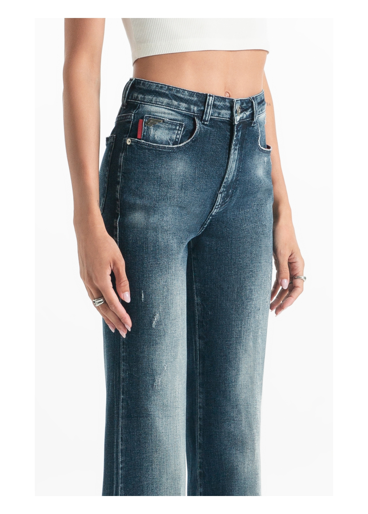 Calça Dark Forest Elastic Gisele Flare 2156 Lav Escuro