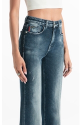 Calça Dark Forest Elastic Gisele Flare 2156 Lav Escuro