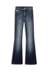 Calça Dark Forest Elastic Gisele Flare Lav.Escuro