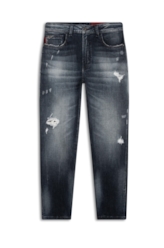 Calça Dark Forest Elastic Lav.Escuro C/Puidos+patch