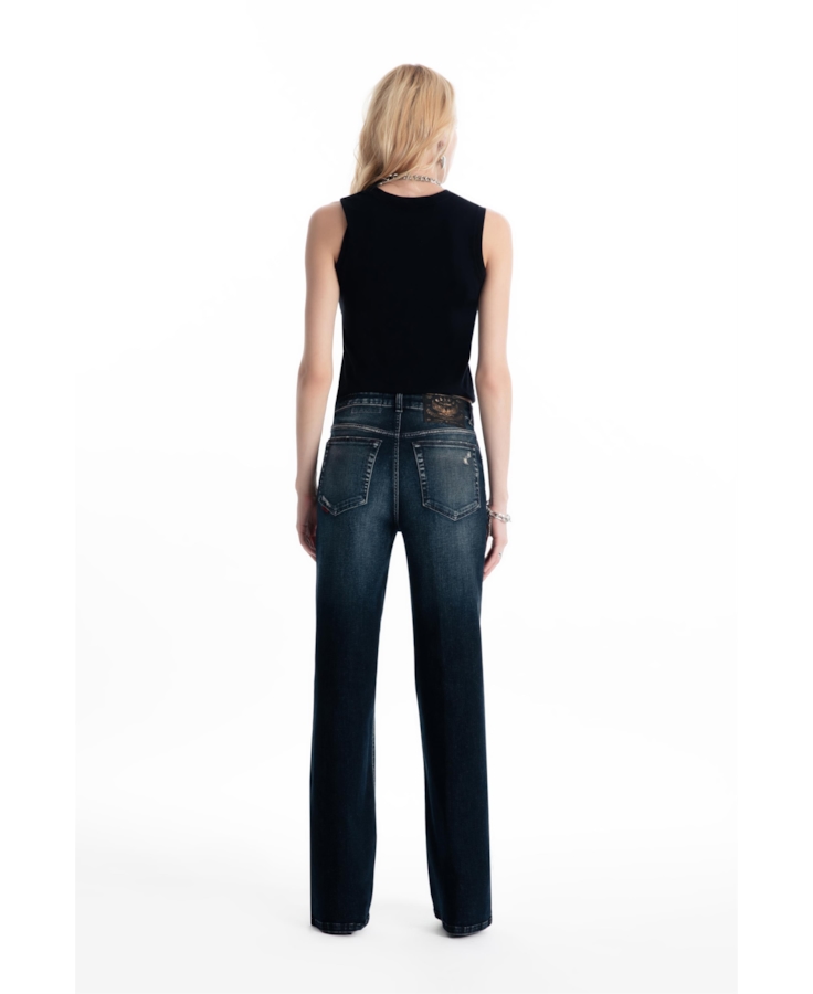 Calça Dark Forest Elastic Lav.Escuro C/ Used