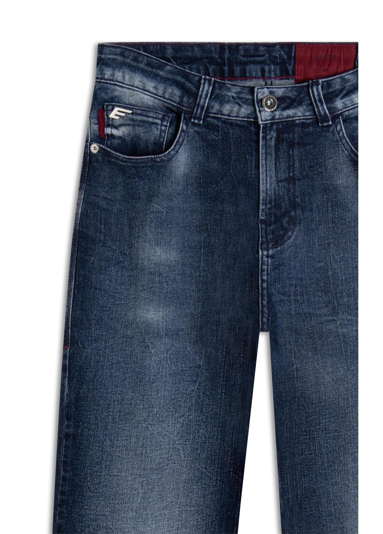 Calça Dark Forest Elastic Low Rise Lav. Escuro