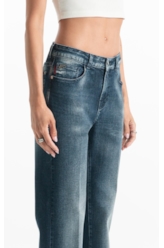 Calça Dark Forest Elastic Low Rise Lav. Escuro