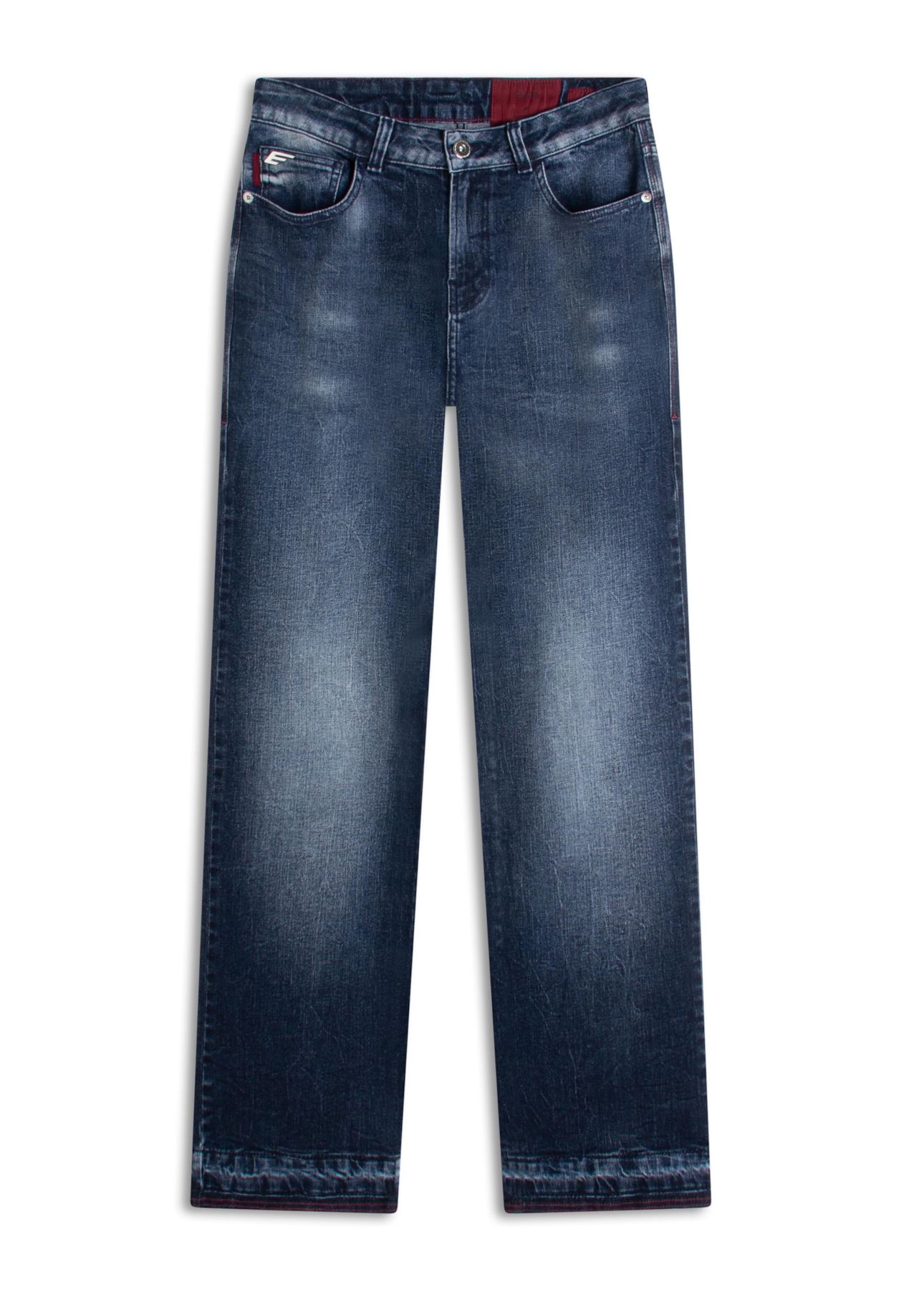 Calça Dark Forest Elastic Low Rise Lav. Escuro