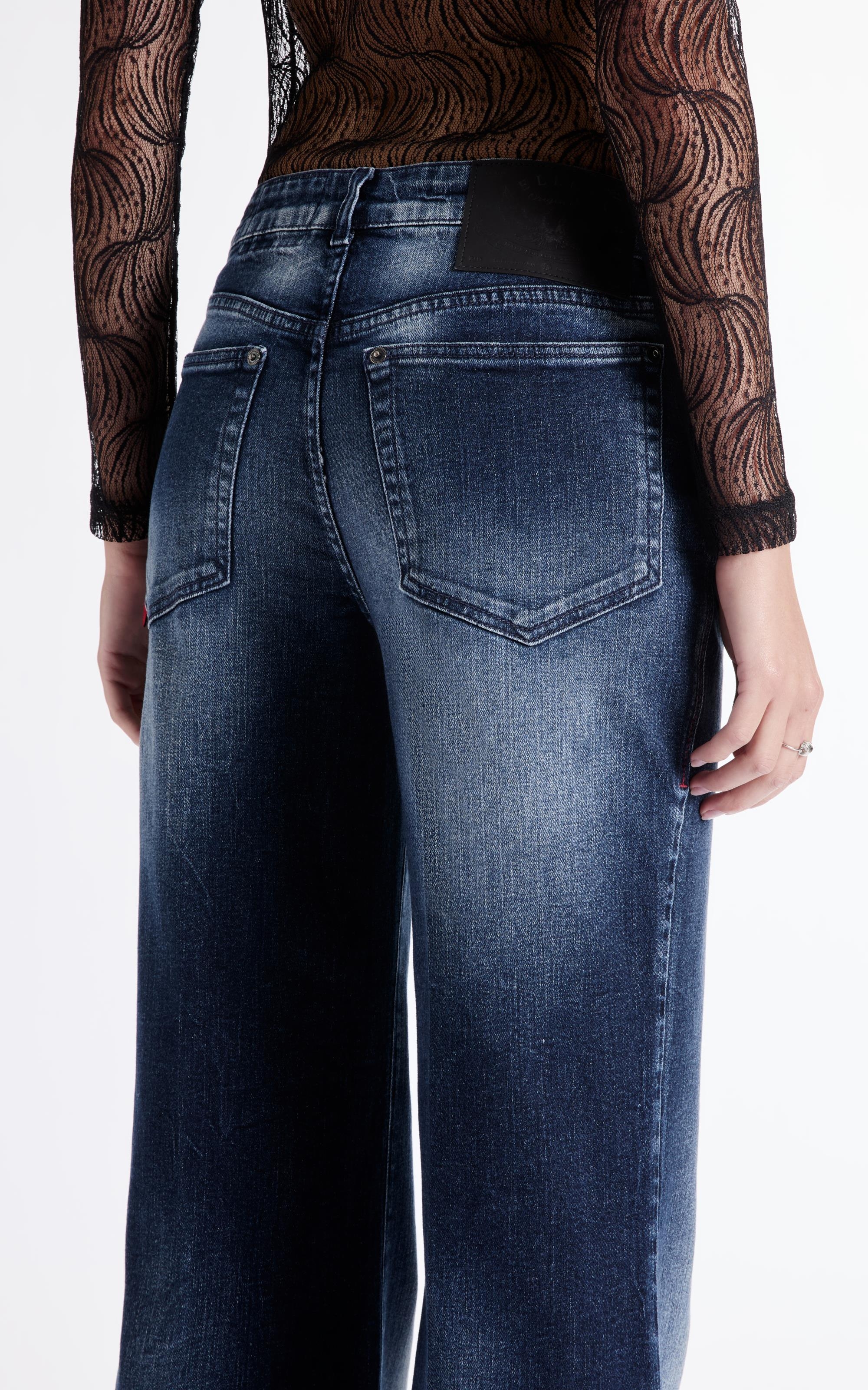 Calça Dark Forest Elastic Patheph Lav. Escuro C/ Rede