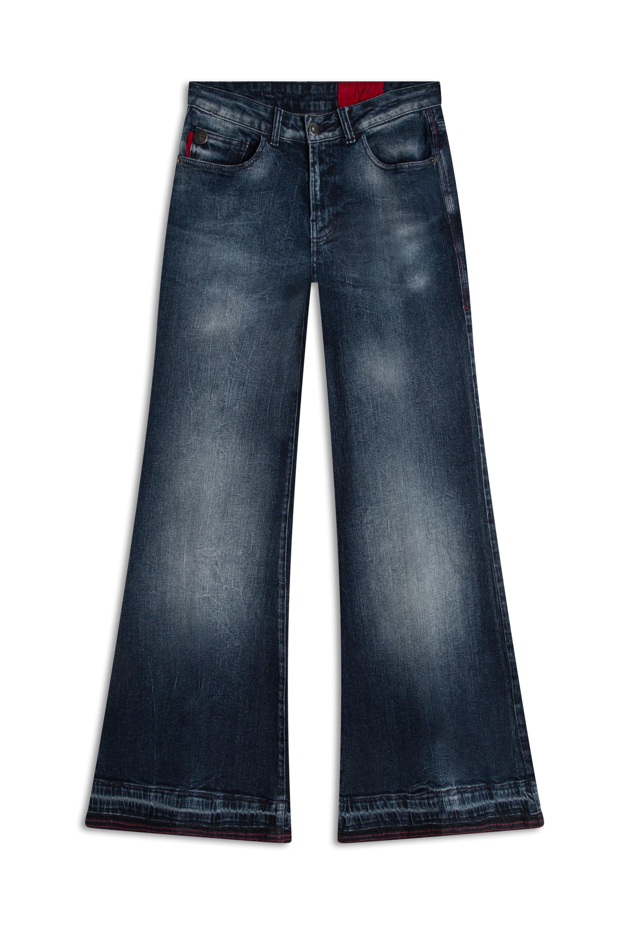 Calça Dark Forest Elastic Patheph Lav. Escuro C/ Rede
