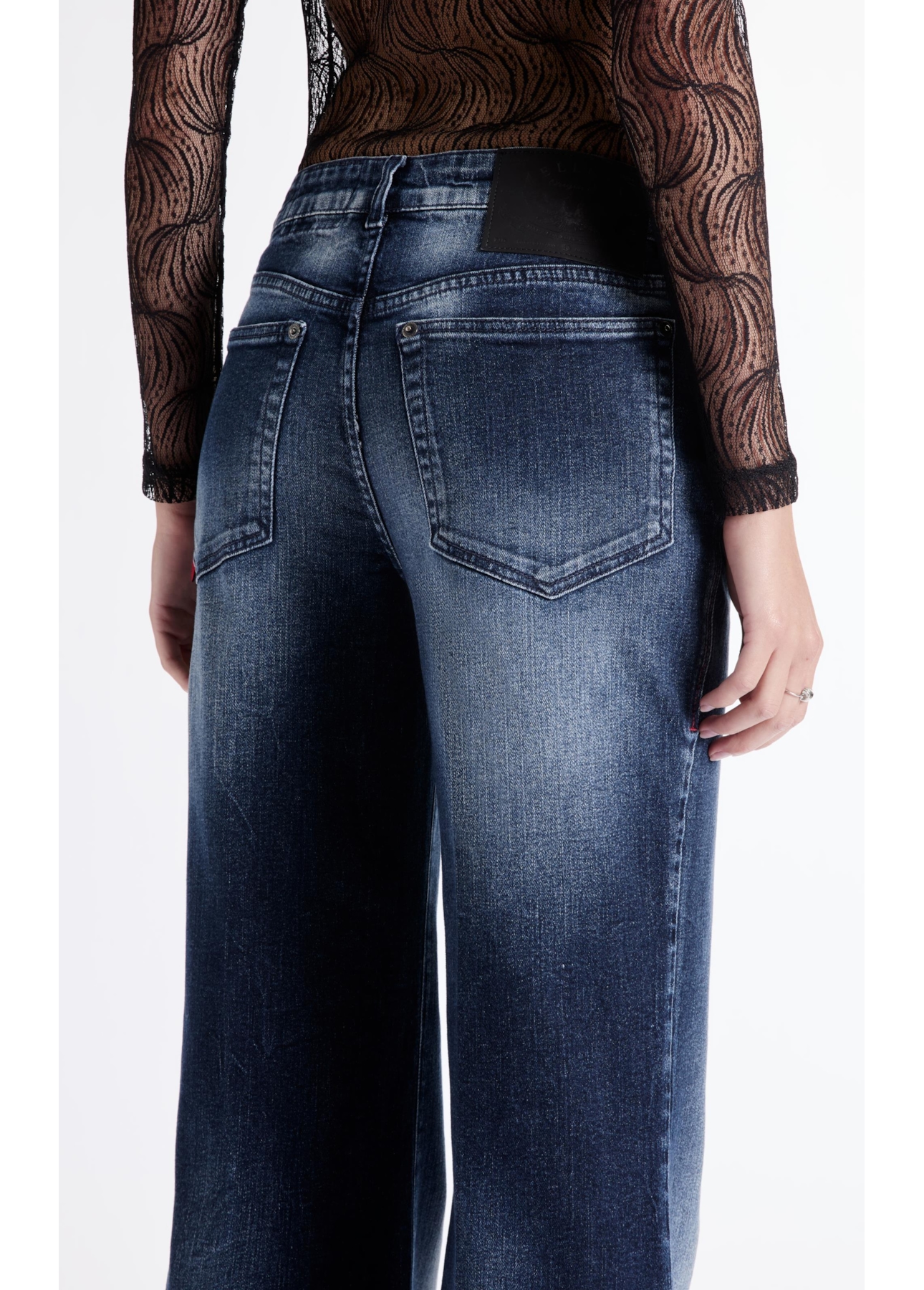 Calça Dark Forest Elastic Patheph Lav. Escuro C/ Rede